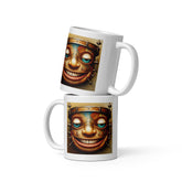 Cosmic Carousel White Glossy Mug - Beyond T-shirts